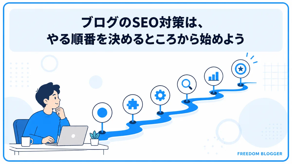 ブログのSEO対策のやり方を総まとめにした図解
