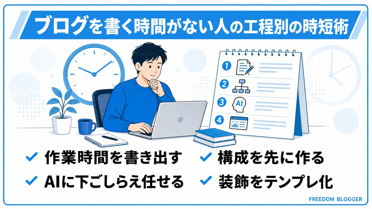 工程別の時短術一覧
